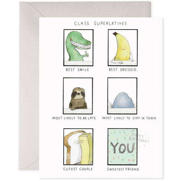 Class Superlatives Card