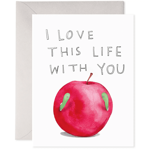 Happy Worms Anniversary Card