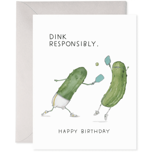 Pickleball Birthday Card