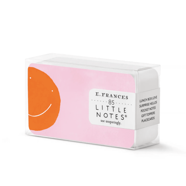 Little Notes: Orange Smiley