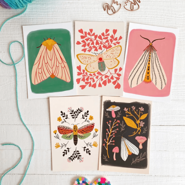 Moth Postcard Pack