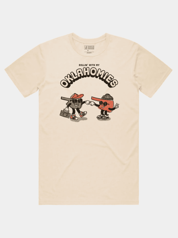 Oklahomies Tee, Soft Cream/L