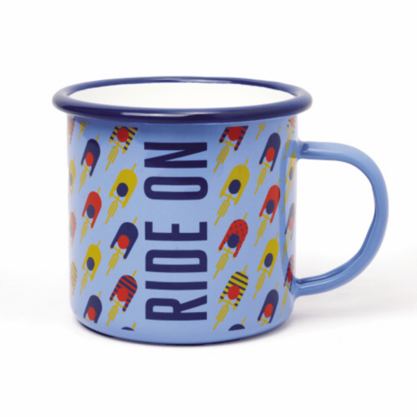 Enamel Mug , Cycling