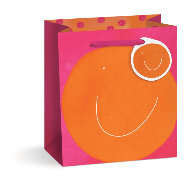 Smiley Face Gift Bag, Md