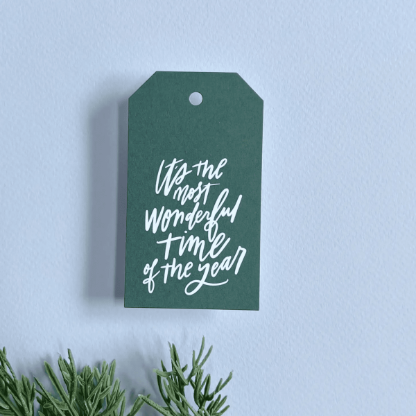 Most Wonderful Time Gift Tags