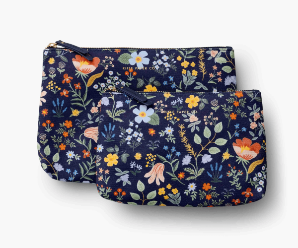 Bramble Fields Zippered Pouch Set