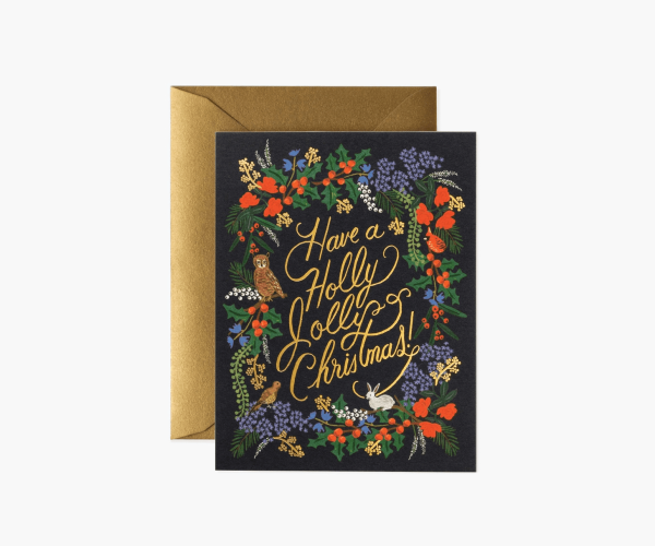 Holly Jolly Card