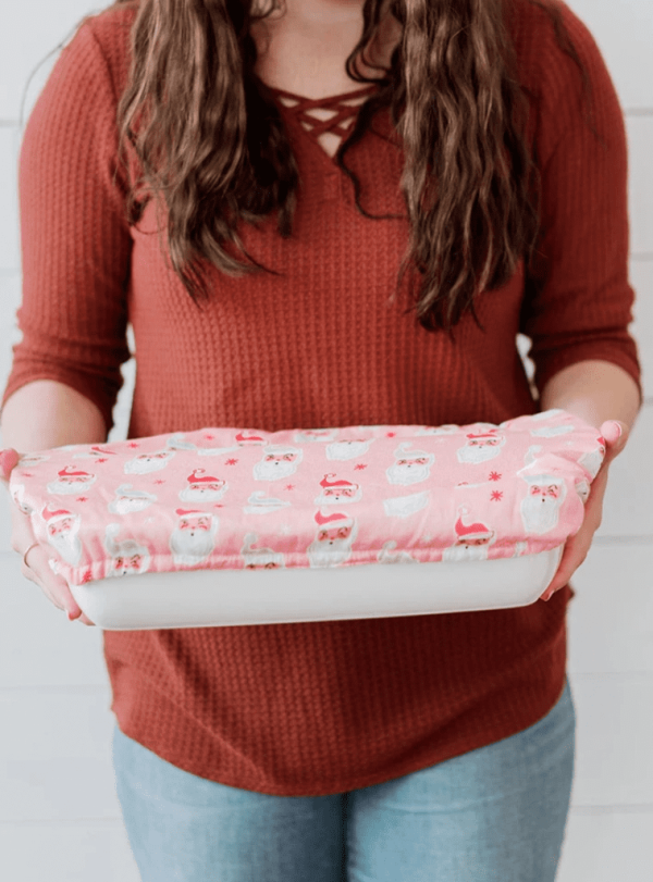 Santa Baking Dish Cover