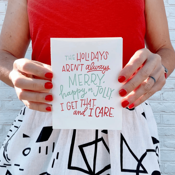 Holidays— I Care Card