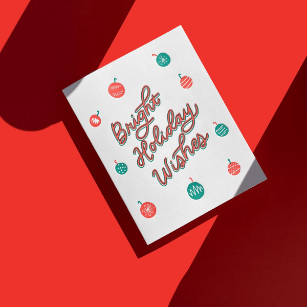 Bright Holiday Wishes Card