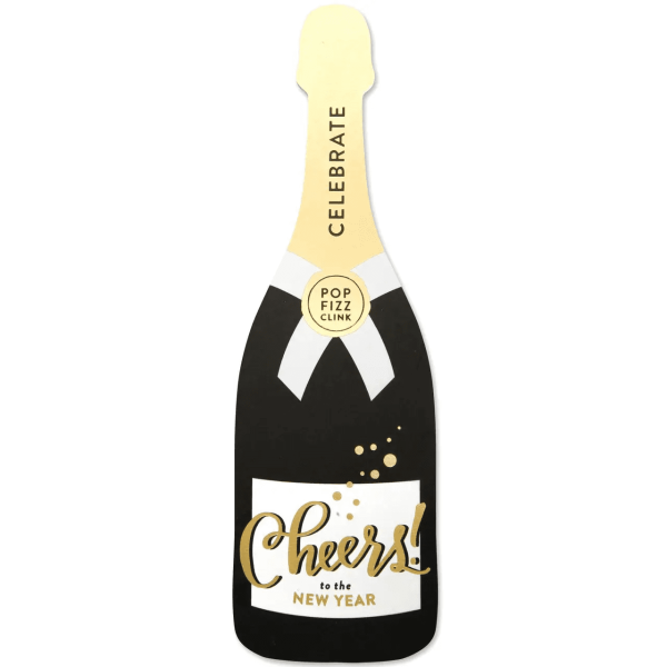 New Year Champagne Card