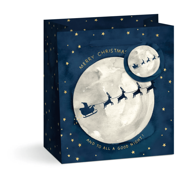 Santa Moon Gift Bag, Md