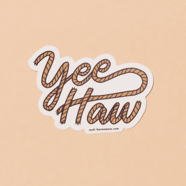 Yee Haw Sticker