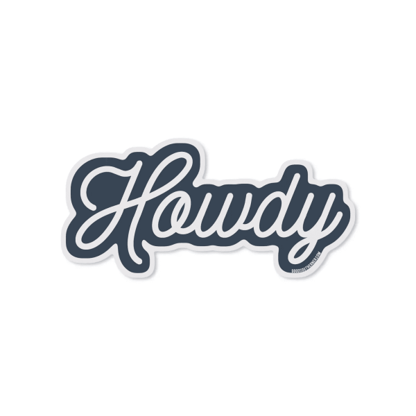 Howdy 2.0 Sticker