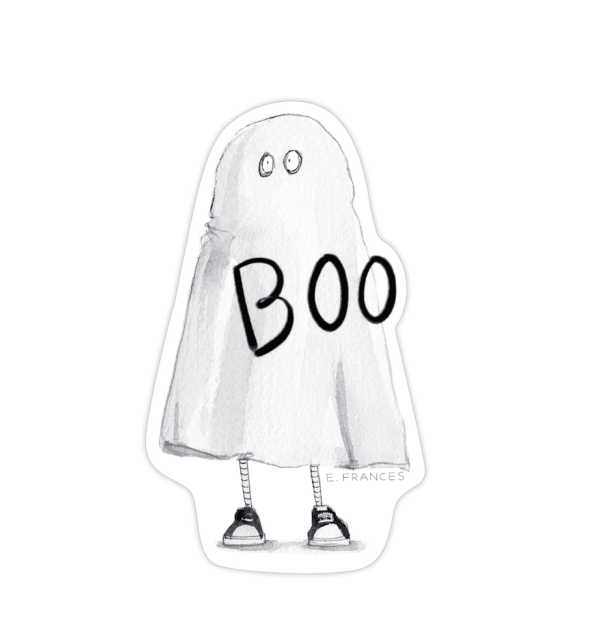 Scary Ghost Sticker