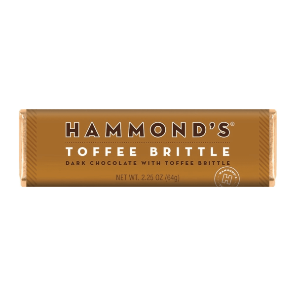 Natural Toffee Brittle Dark Bar