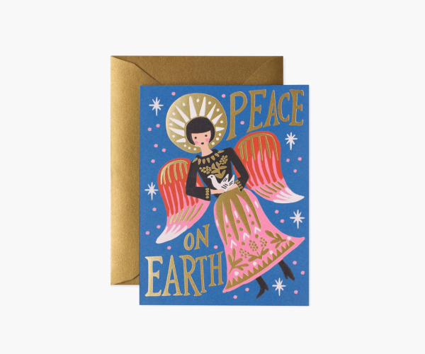 Peace on Earth Angel Card