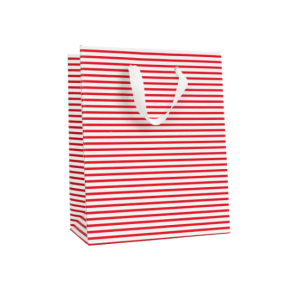 Candy Cane Stripe Gift Bag