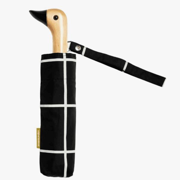 Black Grid Umbrella