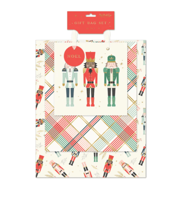 Nutcracker Gift Bag Set
