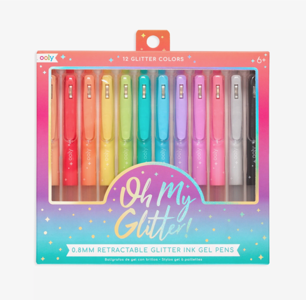 Oh My Glitter Retractable Glitter Gel Pens