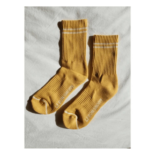 Boyfriend Socks, Butter