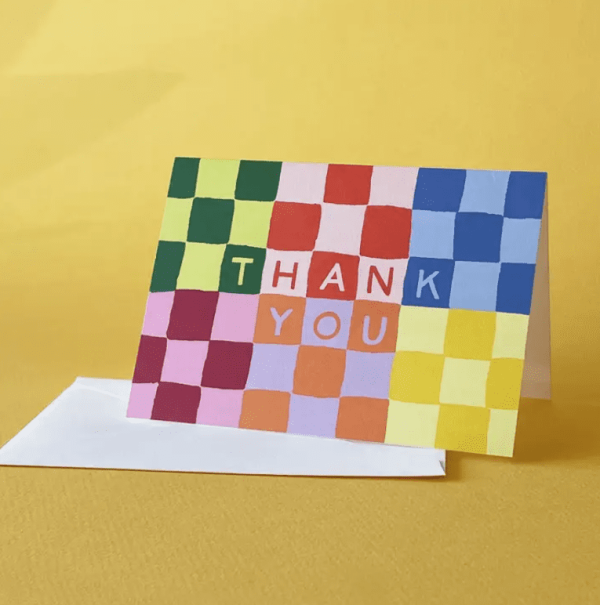 Checky Thank You Notecard Set