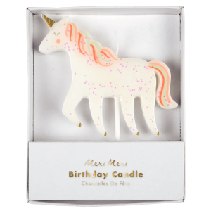 Unicorn Glitter Candle