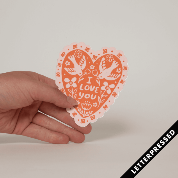 Love Birds Heart