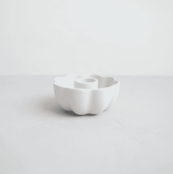 Ceramic Fleur Taper Holder