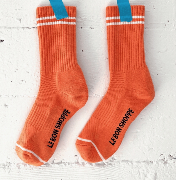 Boyfriend Socks, Orange