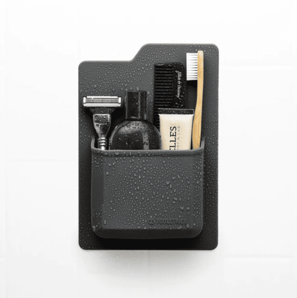 The James Toiletry Organizer, Charcoal