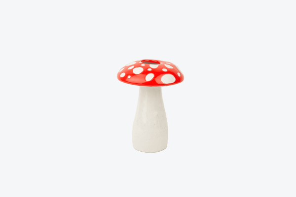Amanita Mushroom Vase, Lg