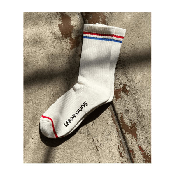 Boyfriend Socks, Milk