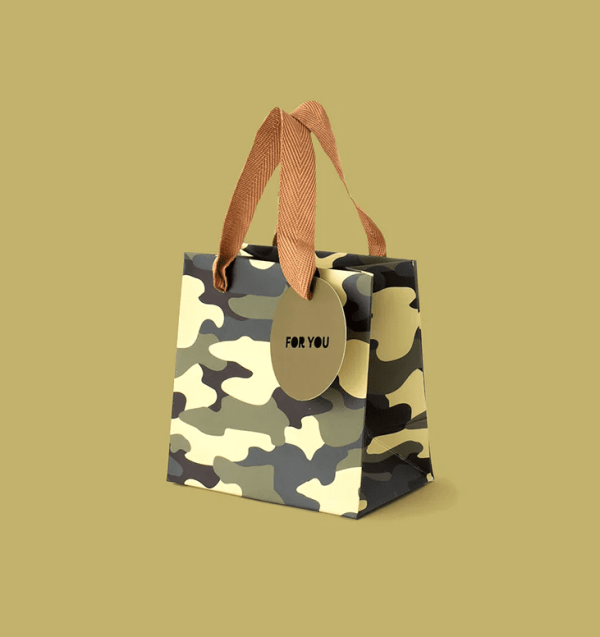 Camo Gift Bag, Sm
