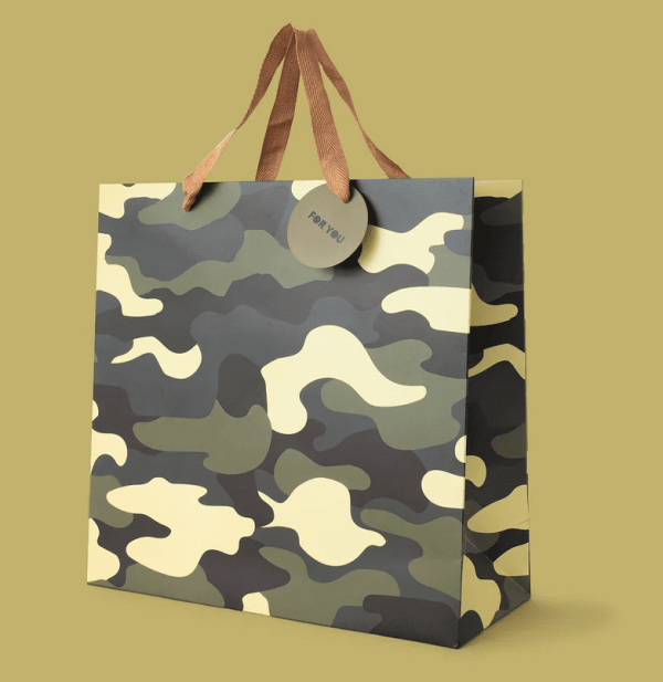 Camo Gift Bag, Lg