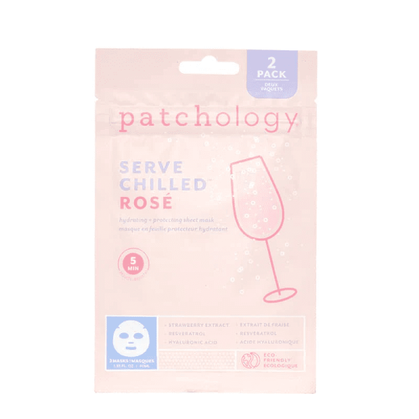 Serve Chilled Rosé Sheet Mask, 2 Pk