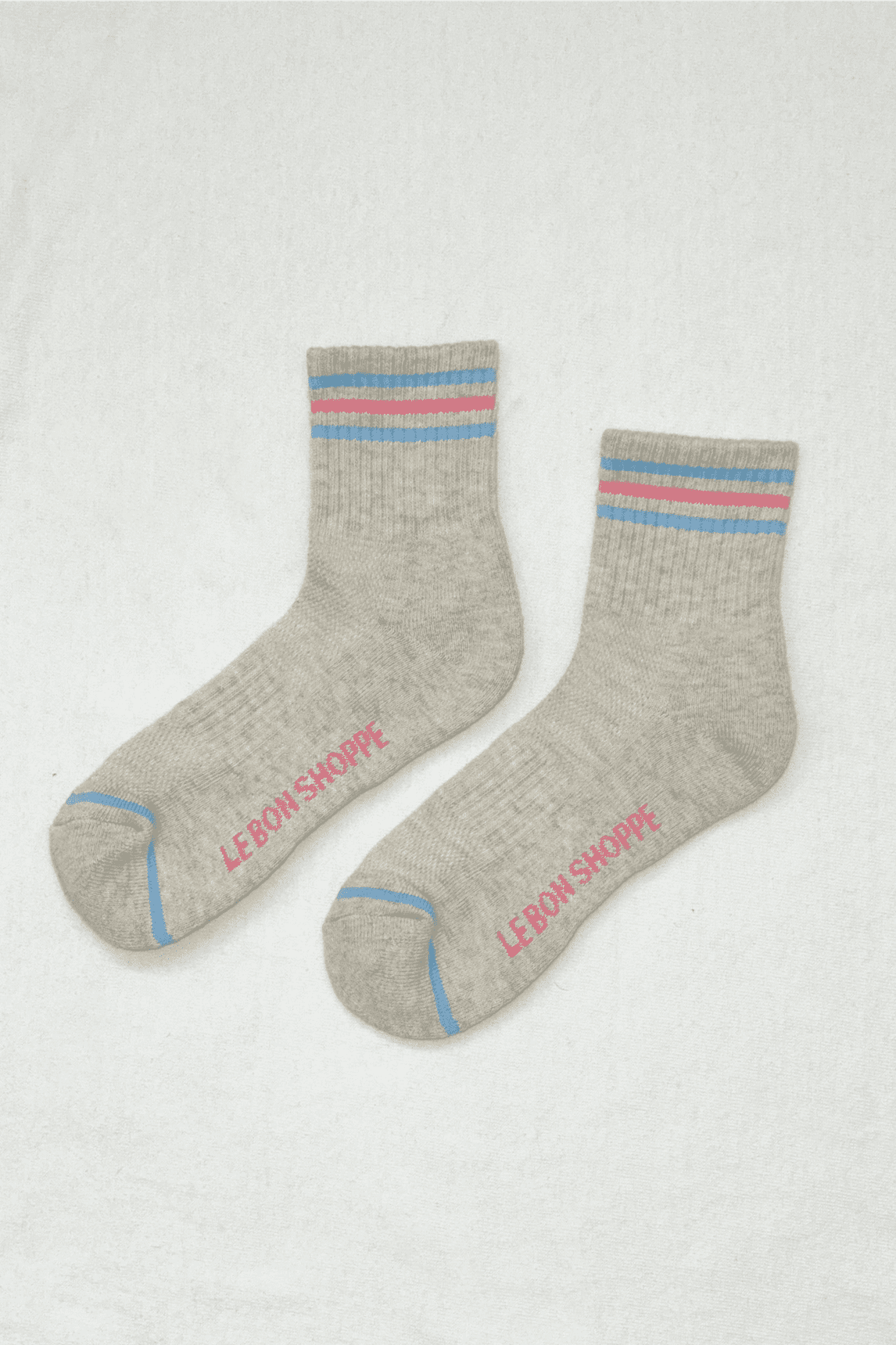 Girlfriend Socks, Bright Gray