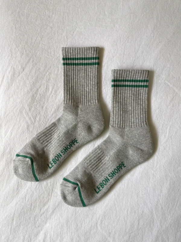 Boyfriend Socks, Lt. Gray