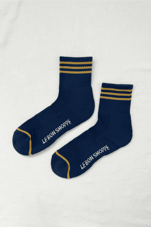 Girlfriend Socks, Navy