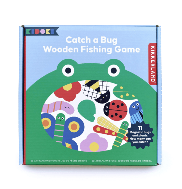 Catch A Bug Wooden Fishing Game