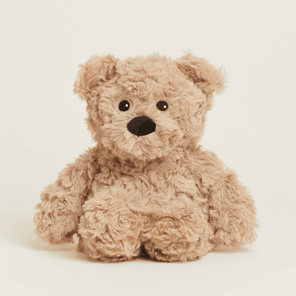 Curly Brown Bear Warmie Junior