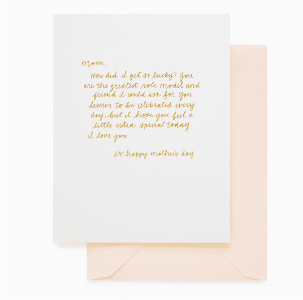Letter To Mom