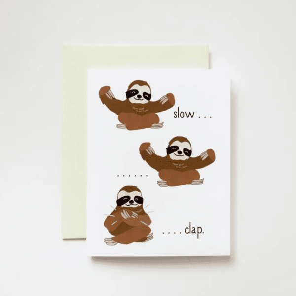 Slow Clap Sloth