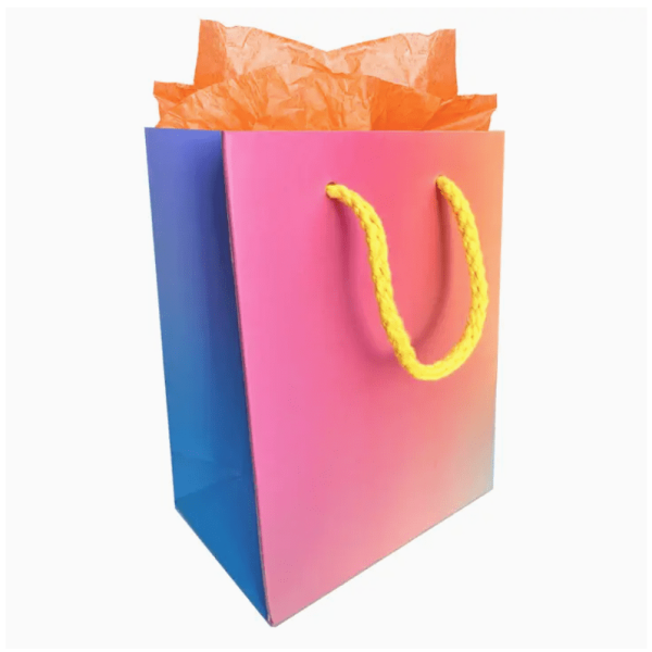 Colorful Gradient Gift Bag, Sm