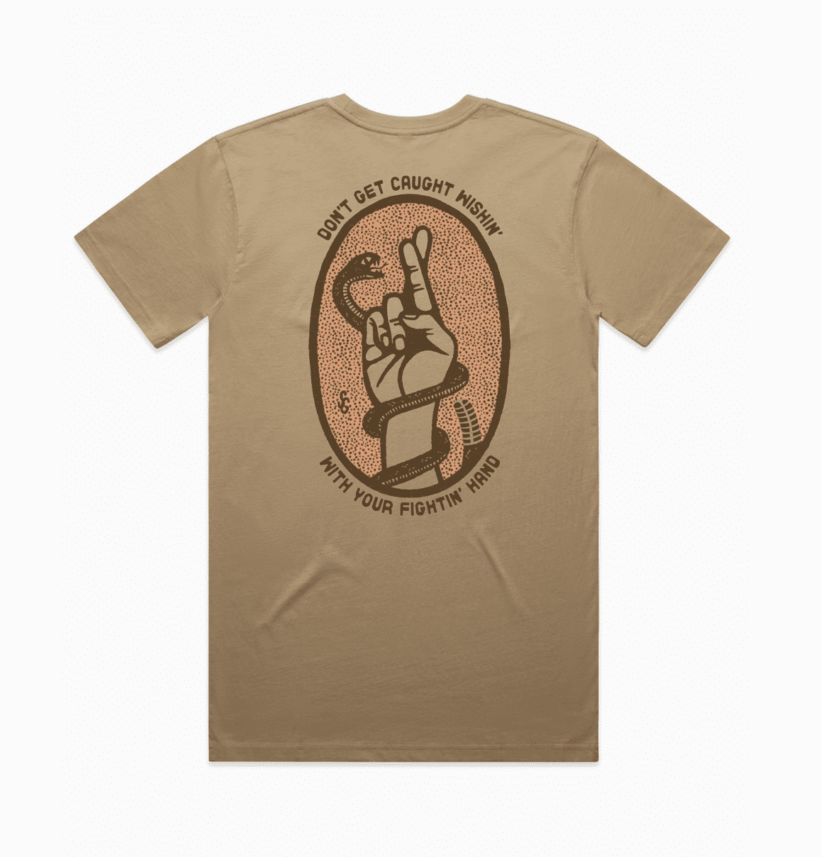 Caught Wishin’ Tee, Sand/M