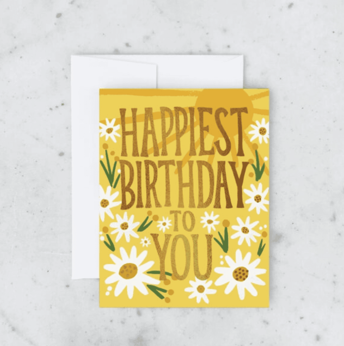 Happy Daisy Birthday Card