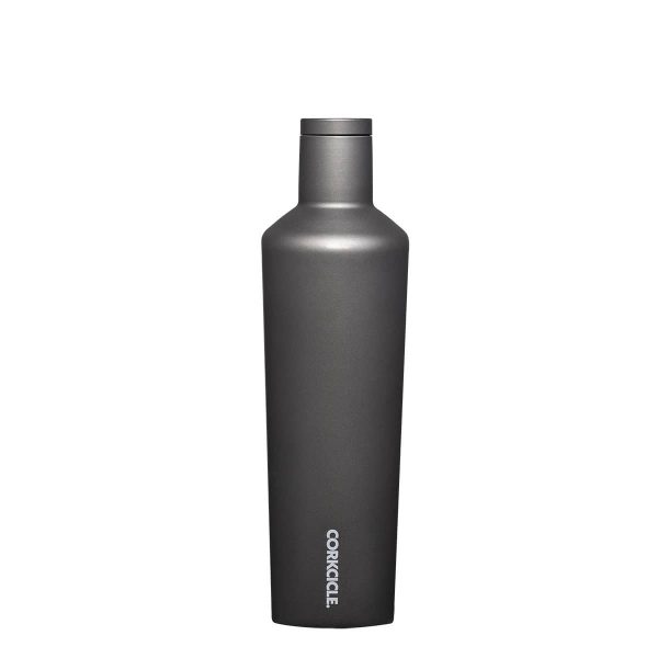 Ceramic Slate Gray Canteen, 25 oz.