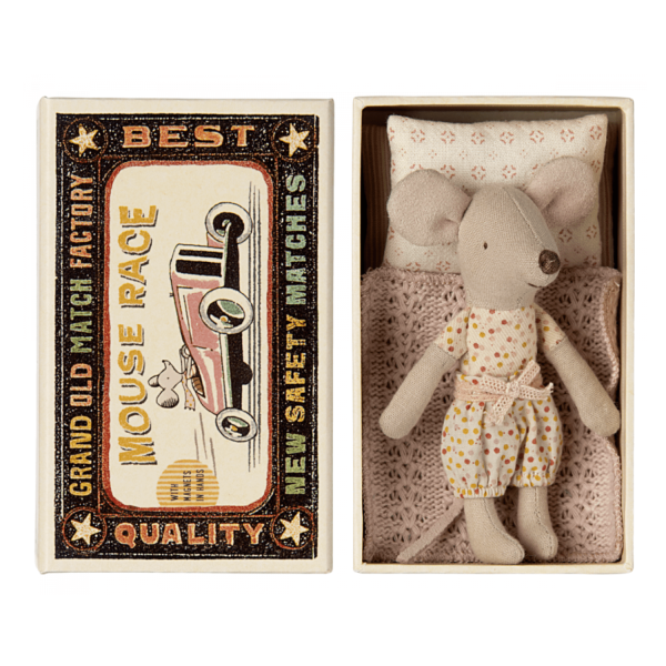 Little Sister Mouse in Matchbox