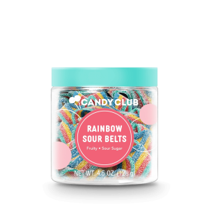 Rainbow Sour Belts, 4.5 oz.